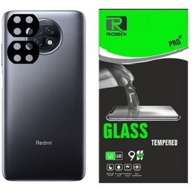 تصویر محافظ لنز دوربین روبیکس مدل FLZ-9T مناسب برای گوشی موبایل شیائومی Redmi Note 9T بسته 2عددی - مشکی 