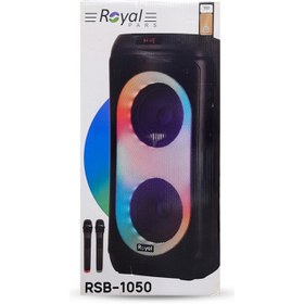 تصویر اسپیکر چمدانی رویال مدل RSB-1050 ROYAL RSB-1050 Suitcase Portable Speaker