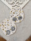 تصویر خرید آنلاین لباس تکه ای نوزاد | ست‌های لباس راحتی نوزاد شورت عینکی نوزادی سایز ۱ تا ۳ پنبه اعلا سیسمونی شیدا 