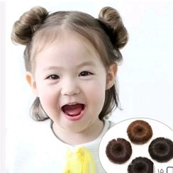 تصویر گیره انبری مو گوجه ای جفتی - قهوه ای تیره 