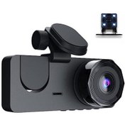 تصویر دوربین ثبت وقایع خودرو ۳ لنز مدل M8 وای فای دار 