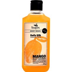 تصویر شامپو بدن سوپکس مدل DAILY SILK با رایحه انبه Soapex 