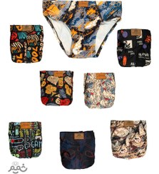 تصویر شورت کولسی نیم پا و اسلیپ (پک 4 عددی) 