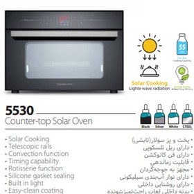 تصویر آون توستر سولاردام تکنو مکس مدل 5530 Techno Max Oven Toaster 5530