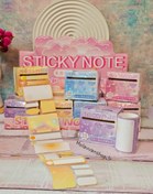 تصویر استیک نوت رولی طرح کهکشانی 