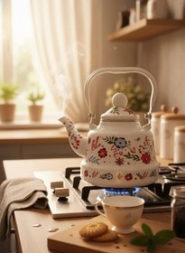 تصویر کتری لعابی 