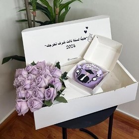 تصویر گل و کیک برای تولد پسرانه 4014 