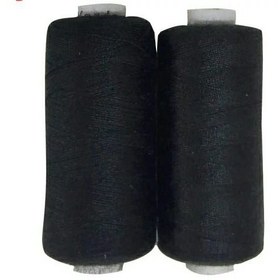 تصویر نخ خیاطی مشکی مدل san98 بسته 2 عددی طول 457 متر 