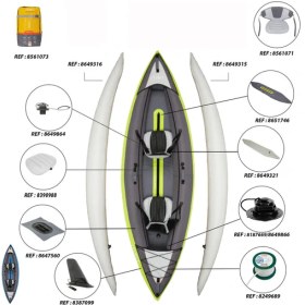 تصویر قایق بادی کایاک دو نفره ITIWIT ITIWIT Inflatable kayak for two people