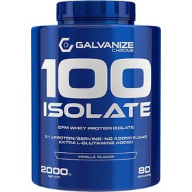 تصویر پودر پروتئین وی ایزوله گالوانایز طعم شکلات وزن ۲ کیلوگرم 