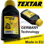 تصویر روغن ترمز تکستار اصلی دات4 (DOT4-250ml) ا TEXTAR 95002100 BRAKE FLUID , 0,25L Germany Tech Made in EU TEXTAR 95002100 BRAKE FLUID , 0,25L Germany Tech Made in EU