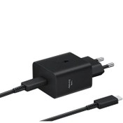 تصویر شارژر سامسونگ مدل EP-T4511 توان 45 وات دو پین همراه کابل Charger Samsung EP-T4511 45W Dual Pin With Cable