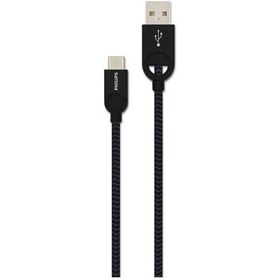 تصویر کابل 1.2 متری Type C فیلیپس DLC2628 Philips DLC2628 1.2m USB-A to USB-C Cable 48-95185-63286-5