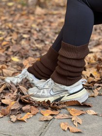 تصویر لگ وارمر - سورمه ای Leg varmer