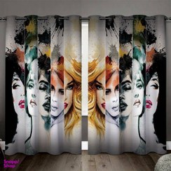 تصویر مجموعه 2 عددی پرده رنس مدل C32-50028 