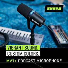 تصویر میکروفون شور Shure MV7+ Podcast Microphone Shure MV7+ Podcast Microphone