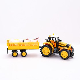 تصویر تراکتور اسباب بازی مزرعه حیوانات اهلی 1135 Toy Farm Tractor