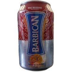 تصویر نوشیدنی قوطی مالت بدون الکل استوایی باربیکن 