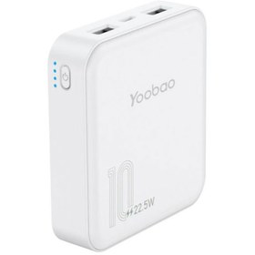 تصویر پاوربانک شارژ سریع 10000 یوبائو Yoobao 22.5W Mini USB-C Power Bank 6024Q 