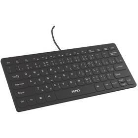 تصویر کیبورد باسیم تسکو مدل TK 8037 TKL سوییچ ممبران TSCO TK 8037 TKL Keyboard Membrane Switches Wired Keyboard