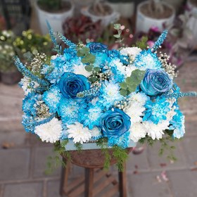 تصویر باکس گل ابی 