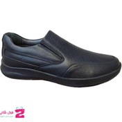 تصویر کفش طبی راحتی مردانه چرم طبیعی تبریز کد 2610 