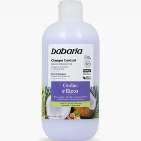 تصویر شامپو آبرسان عمیق مو باباریا babaria مدل Only Curls مناسب موهای فر و مجعد حجم 500 میل Only Curls shampoo babaria 500 ml