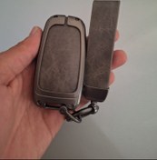 تصویر کاور ریموت و سوئیچ خودرو با کیفیت وارداتی هیوندای توسان 2010-2012 فلز و چرم 