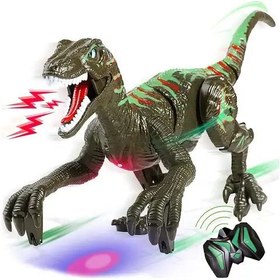 تصویر ربات دایناسور کنترلی حرکتی شارژی VELOCIRAPTOR REMOTE CONTROL 666/57