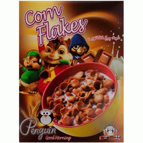 تصویر کورن فلکس پنگوئن با طعم کاکائو - 275 گرم Penguin Corn Flex with Cocoa Flavor - 275 g