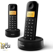 تصویر تلفن بی‌سیم فیلیپس مدل D1602B 