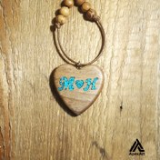 تصویر پلاک فیروزه کوبی شده طرح M و H 