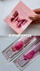 تصویر رژ حرارتی پاپیونی و گل خشک 