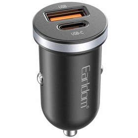 تصویر شارژر فندکی فست شارژ Earldom ES-CC27 PD 3A 30W Earldom ES-CC27 PD 3A 30W Car Charger