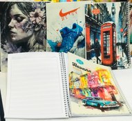 تصویر دفتر زبان ۴ خط ۵۰ برگ کلاسیک 