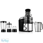 تصویر آبمیوه گیری سوئیس پلاس مدل JE8420S ظرفیت ۱ لیتر ۴ کاره ۲ سرعته 