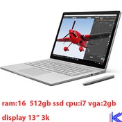 تصویر لپ تاپ استوک  13.5 اینچی مایکروسافت مدل Surface Book 1 Core i7 6600U 16-512GB Laptop Microsoft Surface Book 1 (stock)