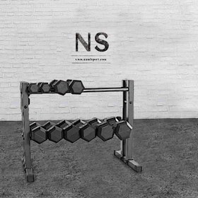 تصویر رک دمبل و اکسسوری خانگی Dumbbell rack and home accessory NS6002 