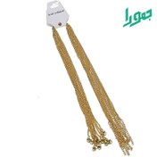 تصویر زنجیر ساده طلایی دیپلمات 60 سانتی 