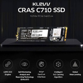 تصویر اس اس دی کلو CRAS C710 M.2 با ظرفیت 256 گیگابایت در فروشگاه اینترنتی بانی نو ا Klevv CRAS C710 2280 NVMe Gen3x4 256GB M.2 SSD Klevv CRAS C710 2280 NVMe Gen3x4 256GB M.2 SSD