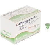 تصویر سوزن قلم انسولین بی دی مدل Micro-Fine سایز 4 میلی‌متر 100 عددی 