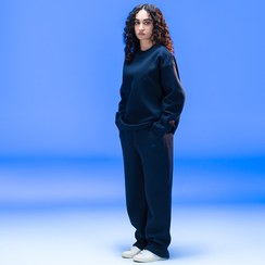 تصویر سویشرت سرمه ای زیگ zig مدل Plain کد 457 