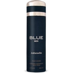 تصویر اسپری مردانه جانوین بلو چنل (Johnwin spray Blue) حجم 200 میل Johnwin spray Blue 200ML