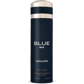 تصویر اسپری مردانه جانوین بلو چنل (Johnwin spray Blue) حجم 200 میل Johnwin spray Blue 200ML