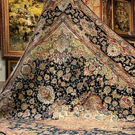 تصویر فرش دستبافت تبریز 6 متری طرح سالاری 70 رج، Tabriz carpet