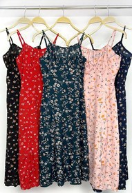 تصویر پیراهن بندی گل گلی 