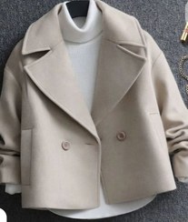 تصویر کت پاییزه آسا - سفید / ۳(۴۴-۴۶) / 65 