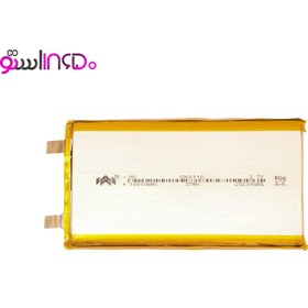 تصویر باتری لیتیوم-پلیمر NV ظرفیت 10000mAh مدل 1260110 Li-Po NV 1260110 3.7 rechargable battery 10000mAh