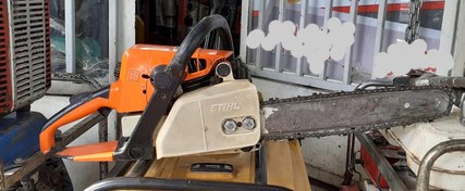 تصویر اره موتوری زنجیری بنزینی اشتیل آلمان اصلی مدل STIHL 023 استوک 