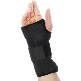 تصویر تثبیت کننده مچ و کف دست نئوپرنی ( بدون چپ و راست ) – 9108 برند کیورد Neoprene wrist and palm stabilizer (without left and right) - 9108